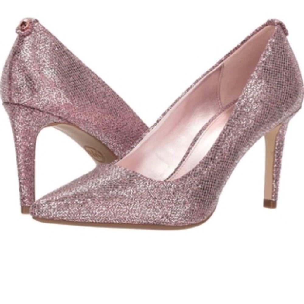 Michael Kors Dorothy Pink Glitter Pumps size 8M